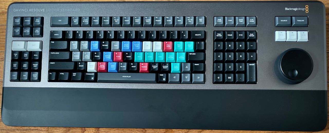 The Review of the Blackmagic Design Resolve Editor Keyboard 1