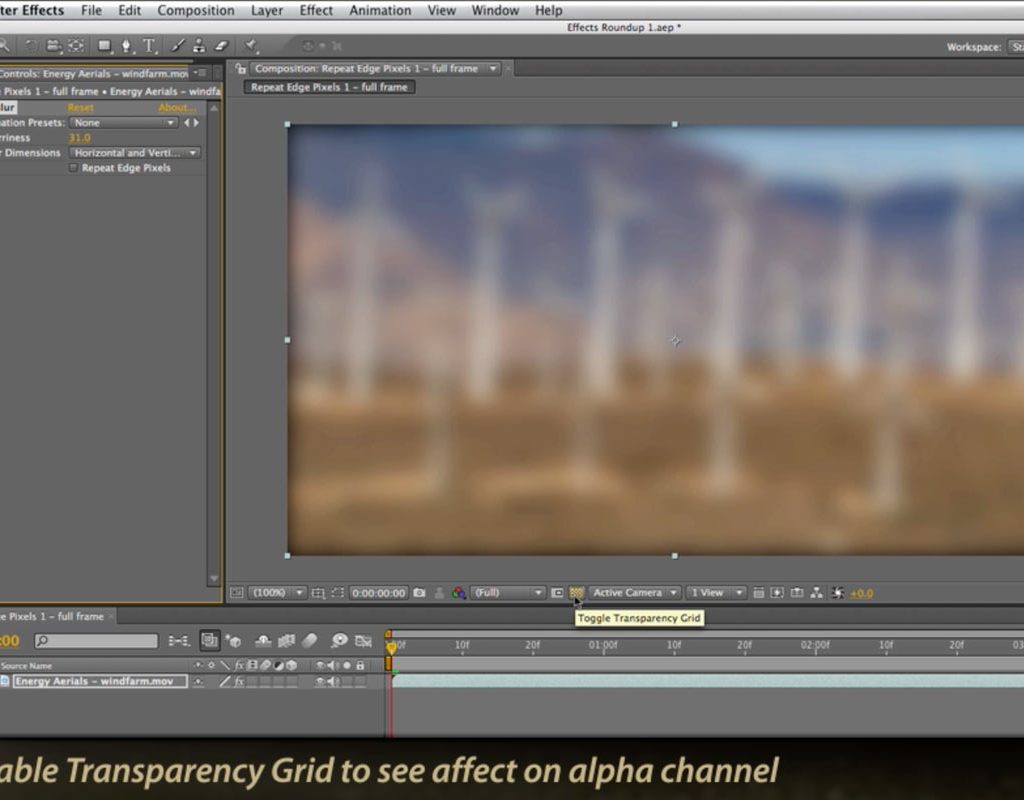 Repeat Edge Pixels in After Effects
