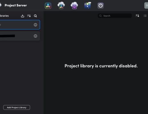 Blackmagic Resolve 18.6 - Project library is currently disabled and the fix 14