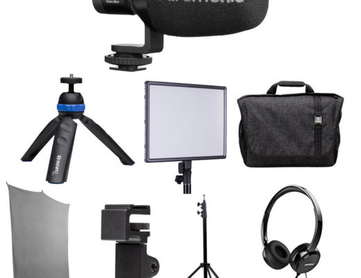 Review: Saramonic HomeBase3 kit with background, light, microphones and more 2