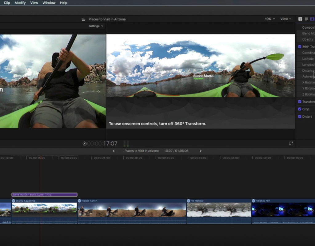 Placing 2D Text in 360 Video with Final Cut Pro X 1