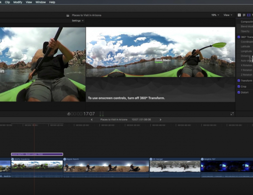 Placing 2D Text in 360 Video with Final Cut Pro X 19