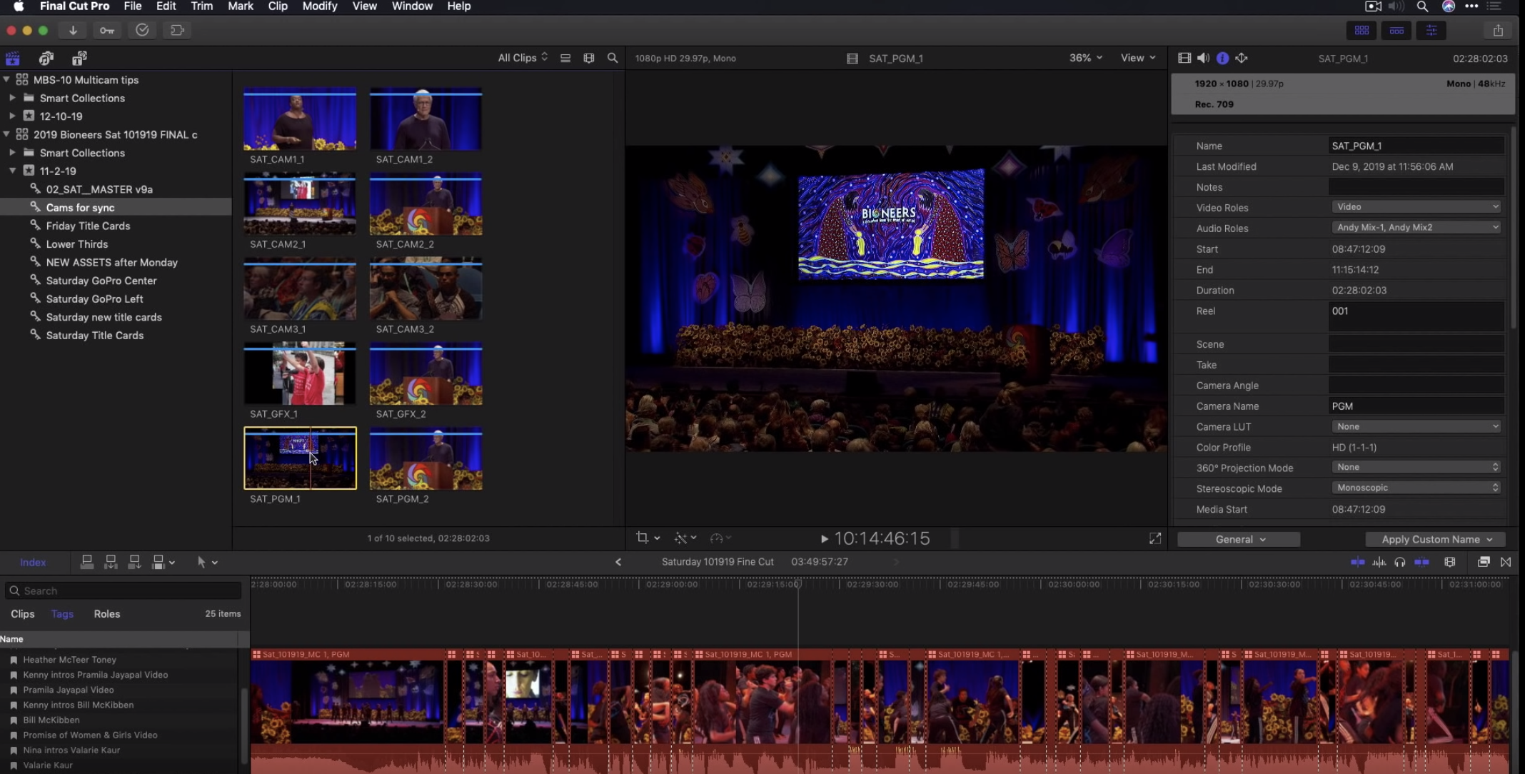 10 Tips for Multicam Editing in Final Cut Pro X 1