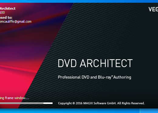 DVD Architect Splashpage