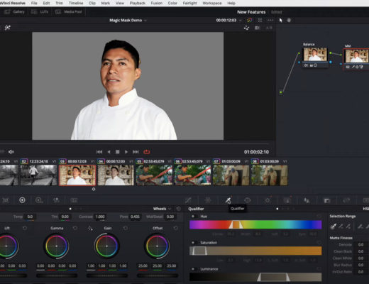 Using Magic Mask & Qualifiers in Resolve 17 3