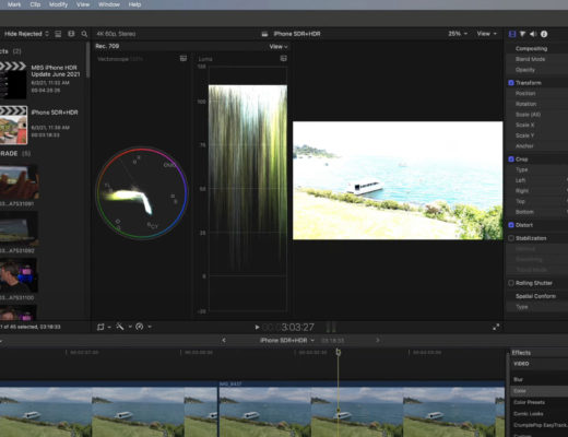 Editing iPhone HDR Video in Final Cut Pro 2