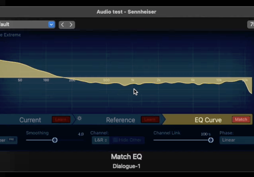 Matching Microphones in Final Cut Pro 18