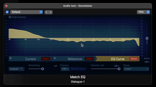Matching Microphones in Final Cut Pro 1