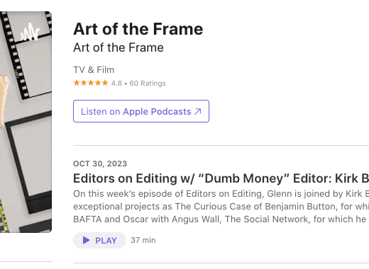 Editors on Editing w/ “Dumb Money” Editor: Kirk Baxter 6