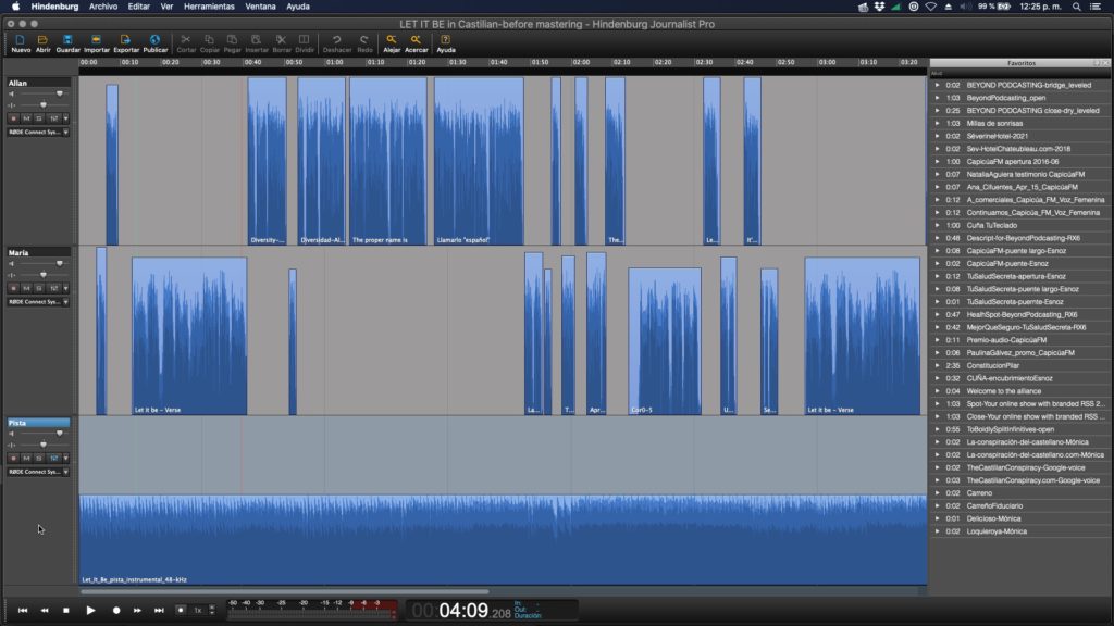 The making of a indie bilingual parody song from 3 locations 7
