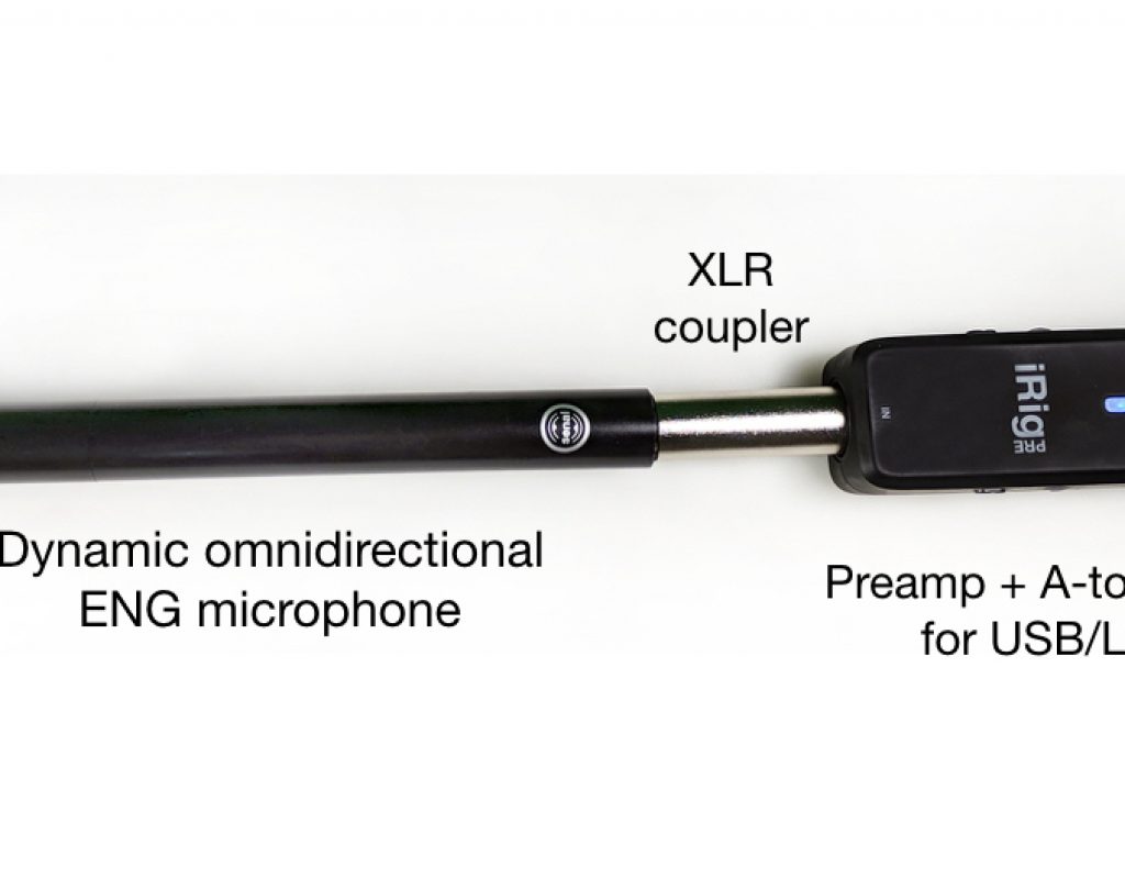 Directly attach iRig Pre HD to an ENG omni dynamic mic 5