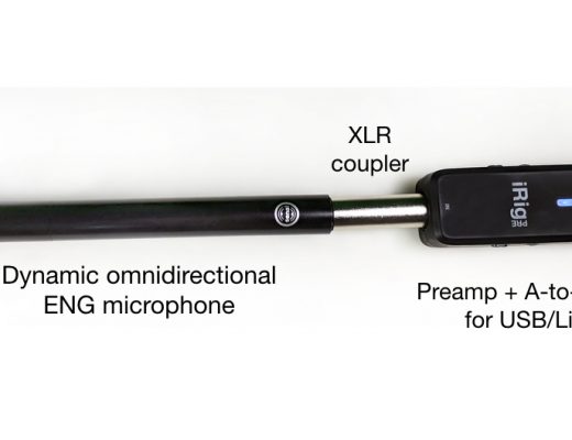 Directly attach iRig Pre HD to an ENG omni dynamic mic 20
