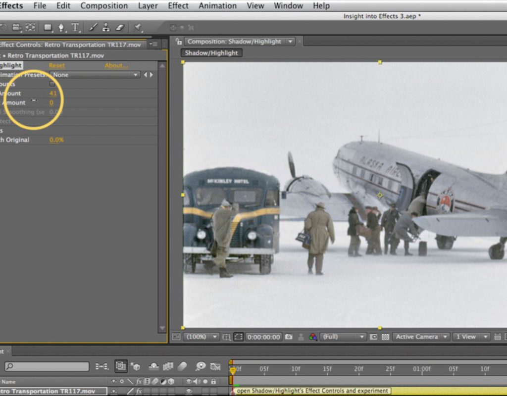 After Effects Classic Course: Shadow/Highlight 1