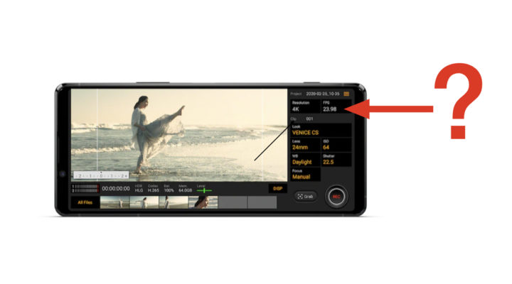 Sony Xperia 1 II’s Cinema Pro: non-integer framerates? 1