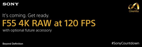 Sony Teases 120fps for F55 13