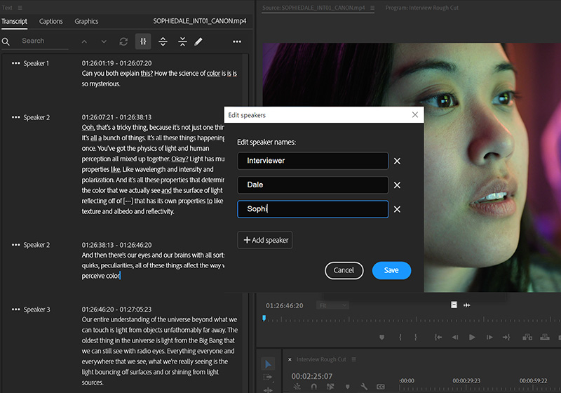 Adobe @ NAB: AI Text-Based Editing and more 5
