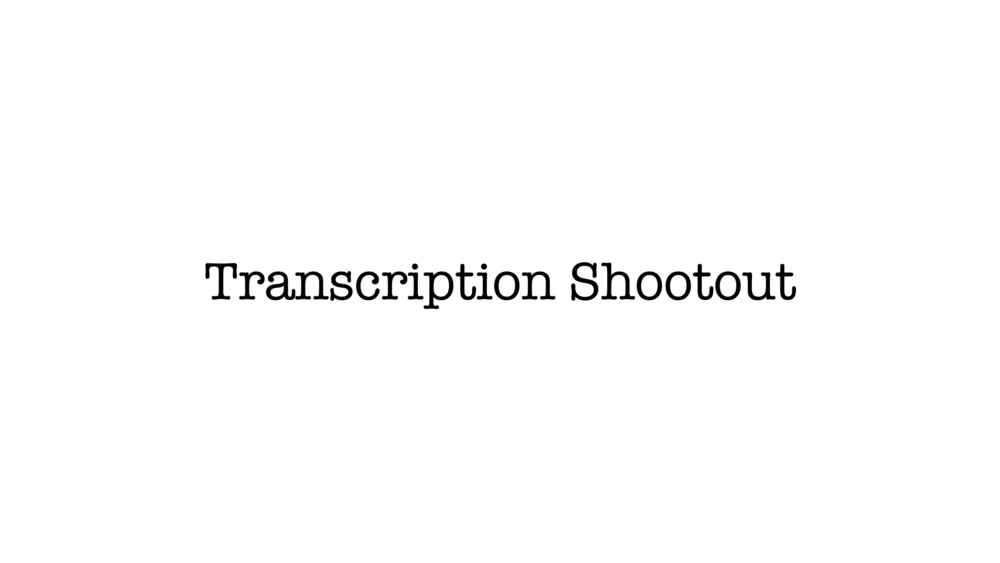 Transcription Shootout: DaVinci Resolve, Descript, FCP, FlexClip, Premiere Pro 3