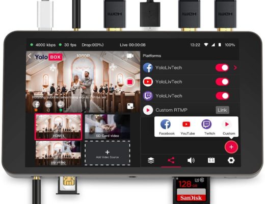 Review: YoloBox touchscreen video switcher-recorder-streaming encoder 25