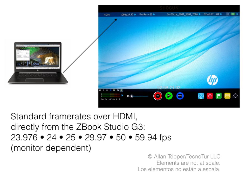 HP ZBook Studio G3: How to output standard framerates over HDMI 7