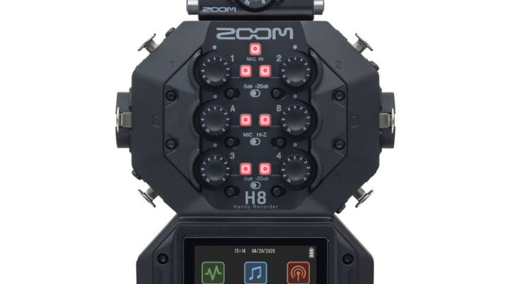Review: Zoom H8 multitrack audio recorder 1