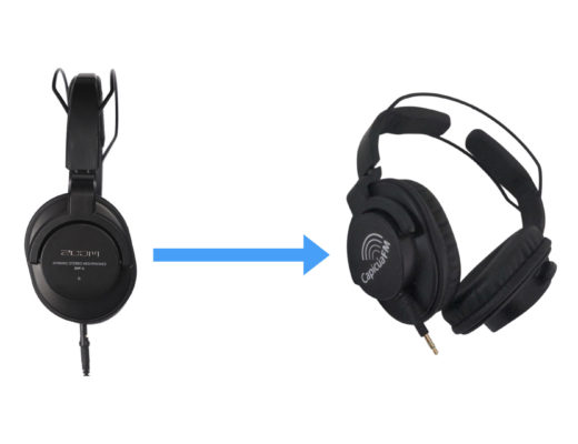 How to brand Zoom ZHP-1 headphones 35