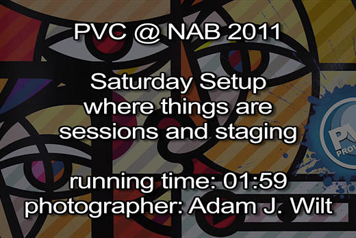 NAB 2011 Video - Saturday Setup 22