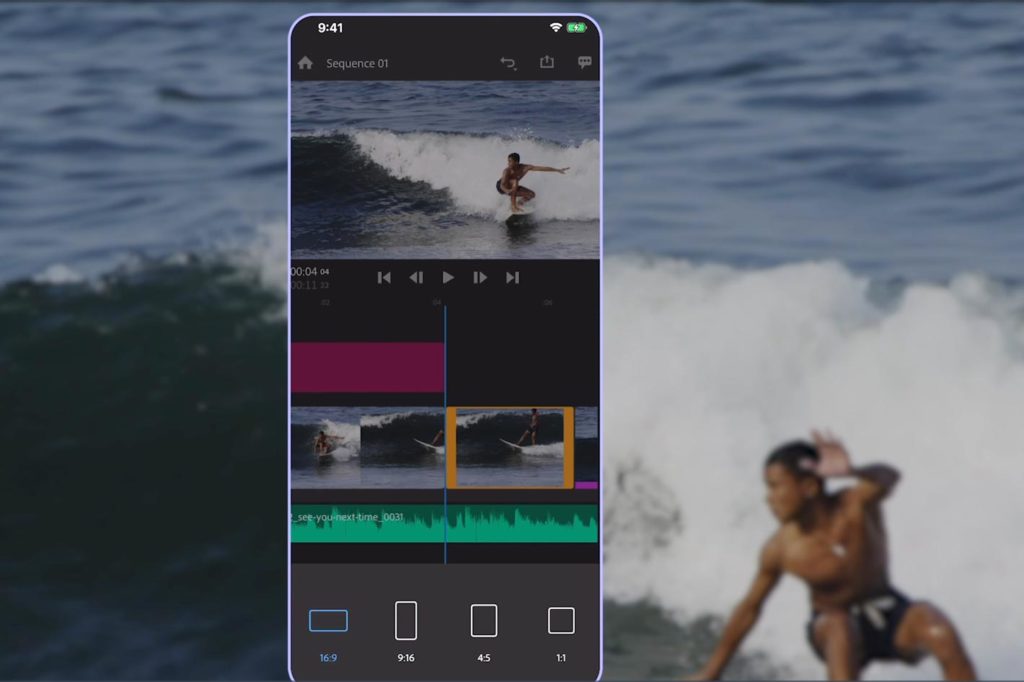 Adobe Premiere Rush gets one-click Auto Reframe