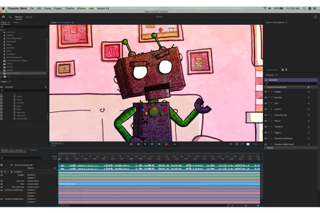 Adobe Character Animator: new Beta gets new features