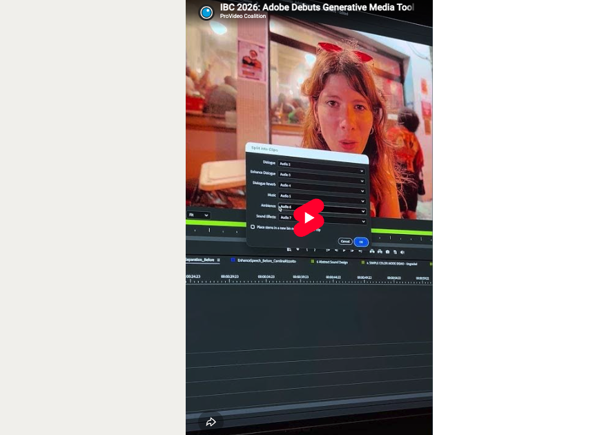 PVC at IBC 2026: Adobe Debuts Generative Media Tool to Bring AI Directly into Premiere Pro Timeline 29