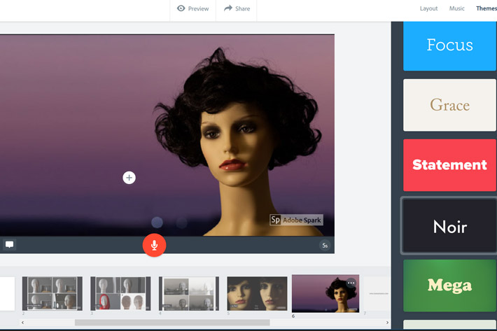 Telling stories with Adobe Spark