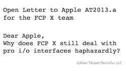 Why does FCP X still deal with pro i/o interfaces haphazardly? 5