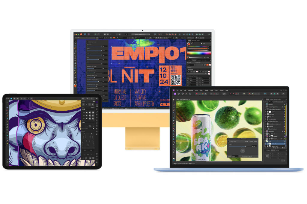 Affinity suite fully optimized for Windows ARM PCs