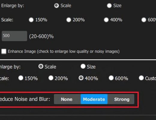A.I. Gigapixel receives update and new resizing models
