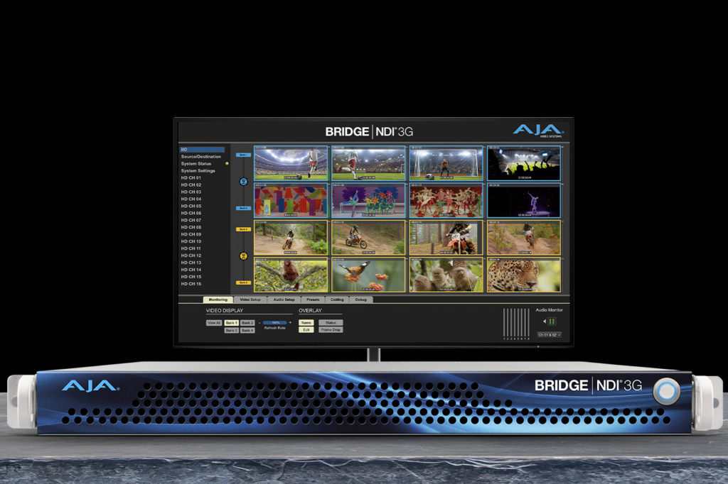 AJA debuts BRIDGE NDI 3G for NDI/SDI conversion
