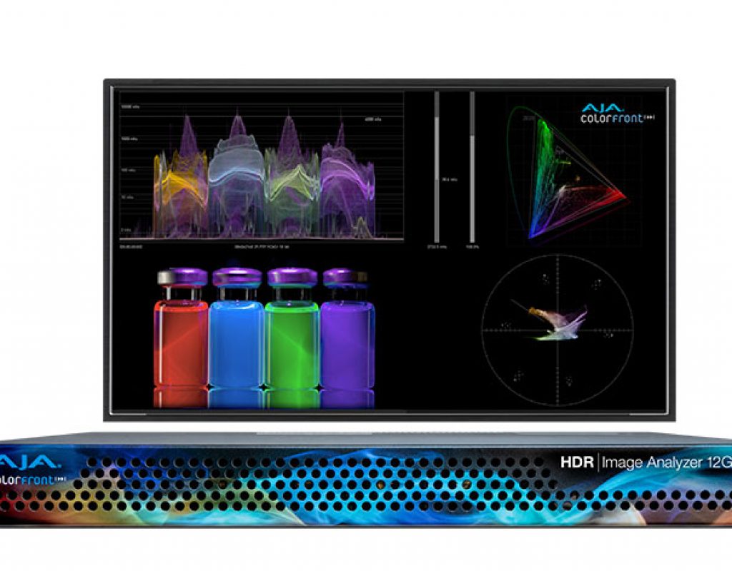 AJA: free software features 8K support for HDR Image Analyzer 12G