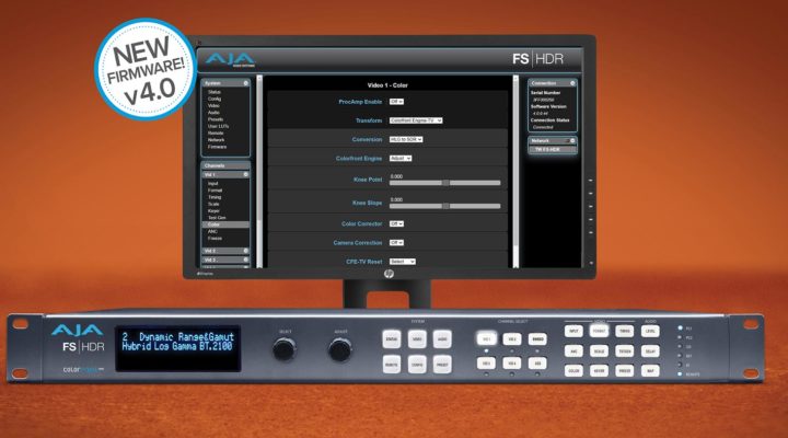 AJA introduces new Colorfront Engine TV Mode