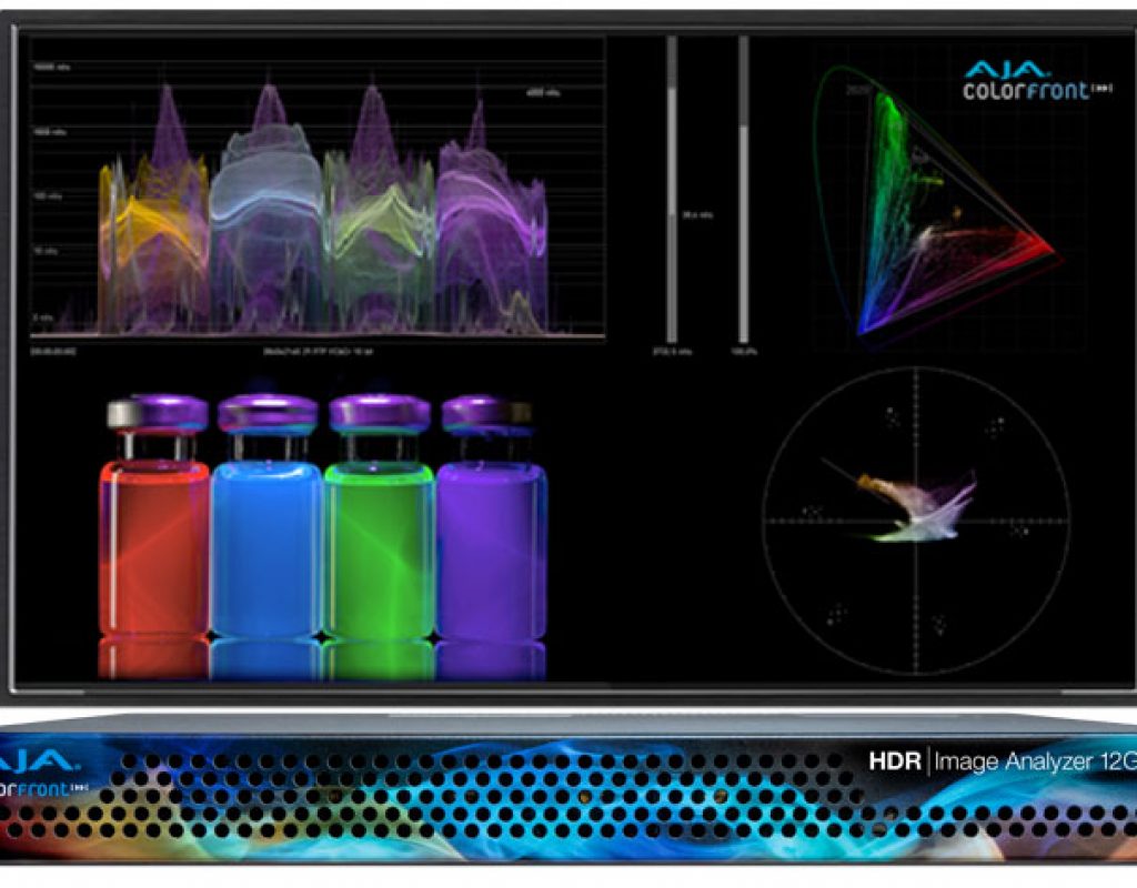 AJA ships HDR Image Analyzer 12G with 8K support