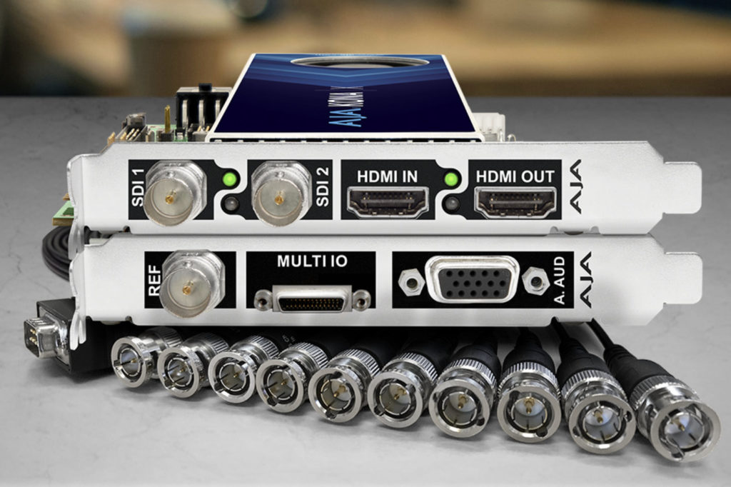 Next-gen AJA KONA X audio and video I/O card at IBC2023