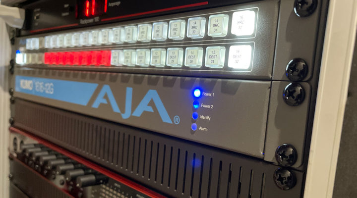 How Invictus Entertainment uses AJA KUMO 1616-12G