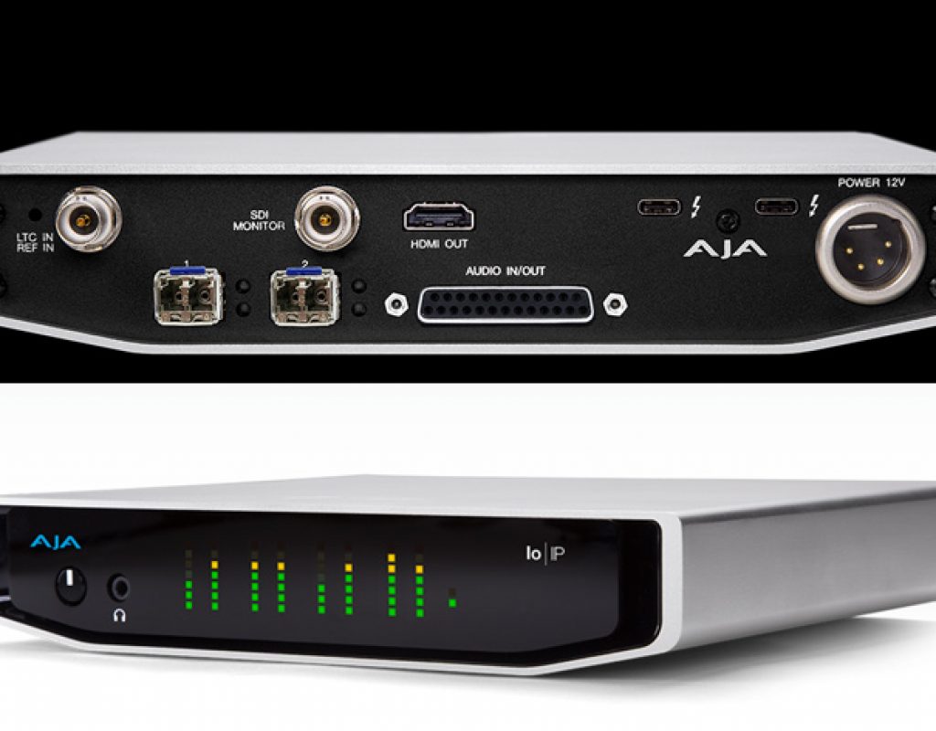 AJA unveils Io IP with Thunderbolt 3
