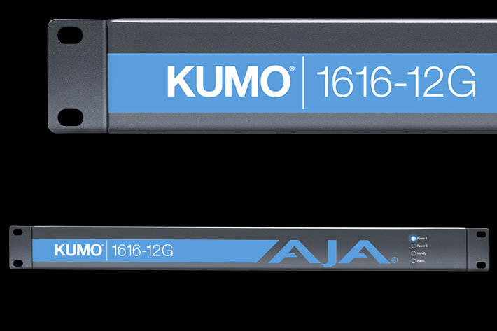AJA releases KUMO 1616-12G Compact 12G-SDI Router