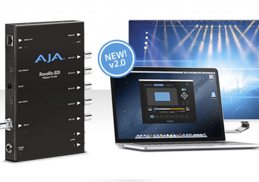 AJA launches new RovoRx-SDI receiver and software