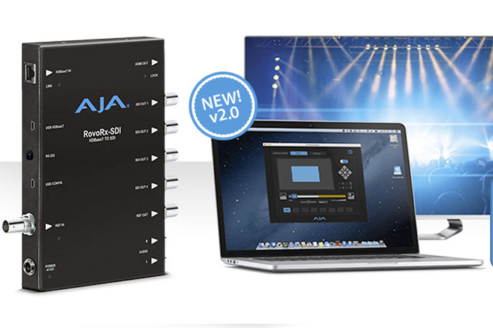 AJA launches new RovoRx-SDI receiver and software