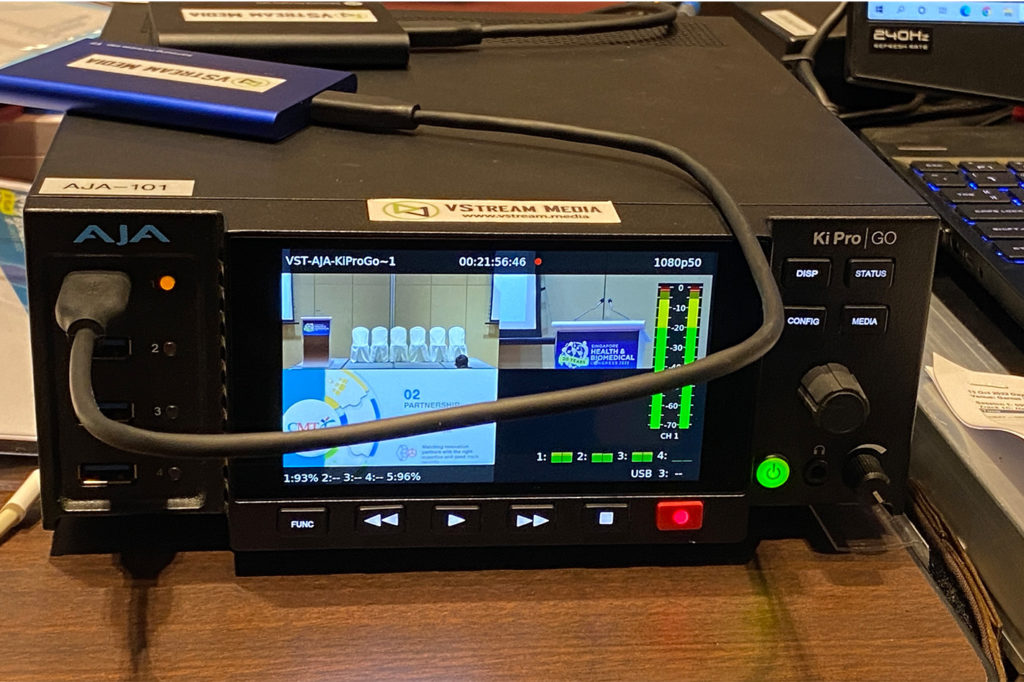 VStream Media optimizes cloud-based remote production with AJA Ki Pro GO