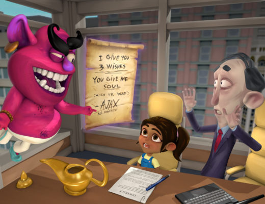 Cinema 4D and Zbrush used in animated comedy for VR