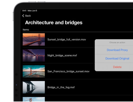 Alteon iPad app: seamlessly connect Final Cut Pro workflows