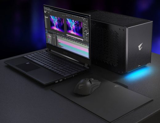 Gigabyte shows at CES 2020 the first water-cooled eGPU for content creators 56