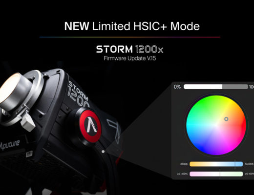 Aputure STORM 1200x gets HSIC+ Color Control