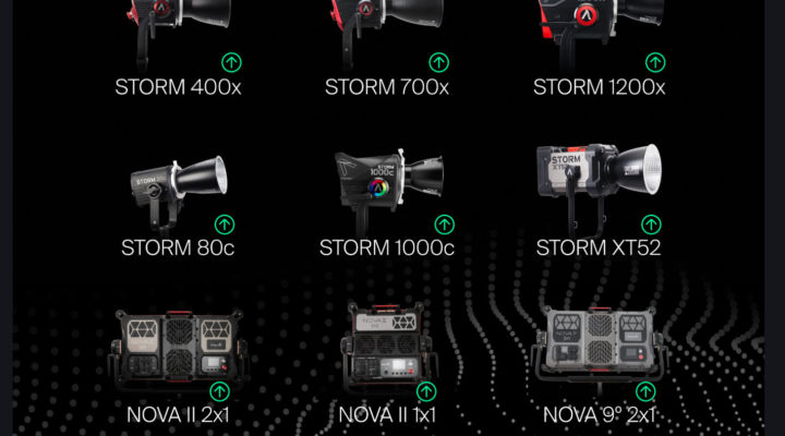 Aputure releases firmware updates for its  STORM and NOVA families