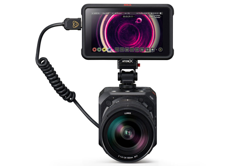 Panasonic LUMIX BS1H records anamorphic ProRes RAW with Atomos